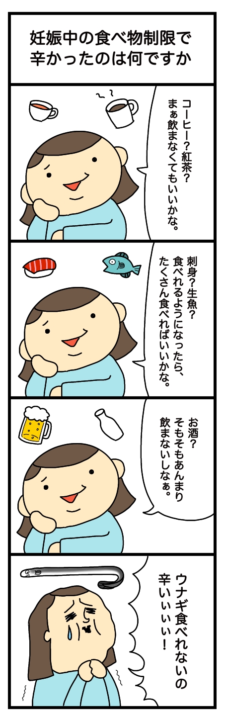 妊娠中の食べ物制限